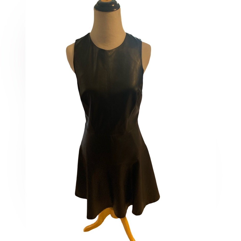 NWT Banana Republic Vegan Leather LBD Dress